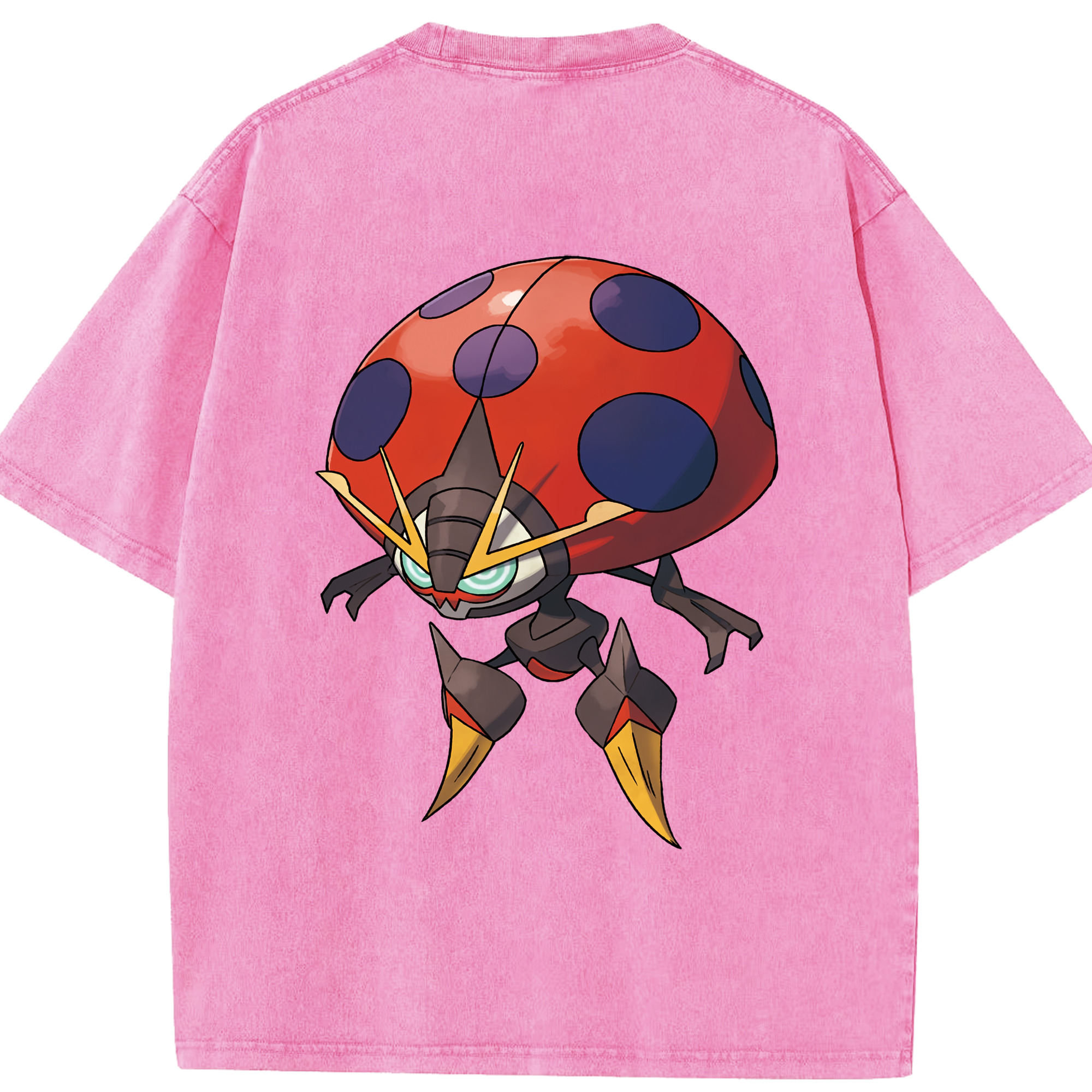 （画像用） ポケットモンスター Pokémon 綿100% ヴィンテージ風 半袖Tシャツ（背面プリント）